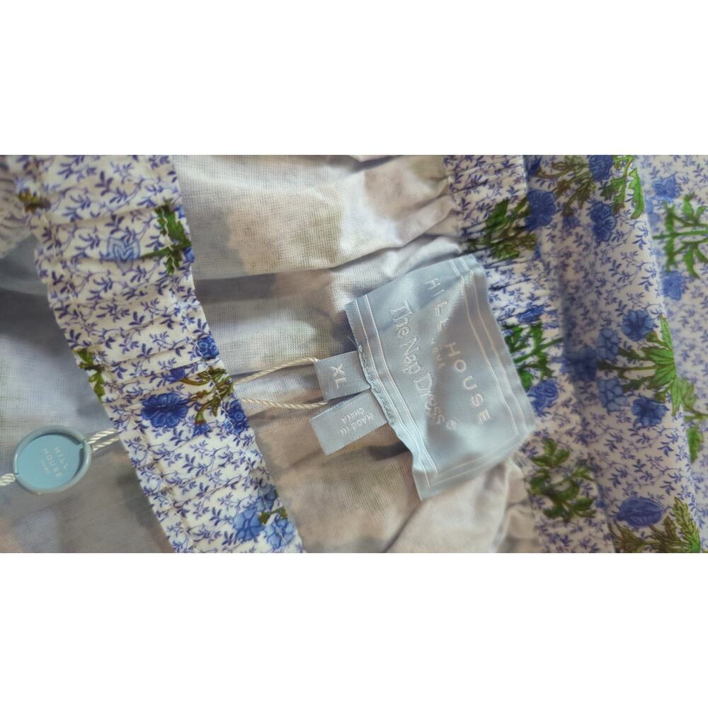 Hill House The Anita Nap Dress Blue Floral NWT - Picture 5 of 9